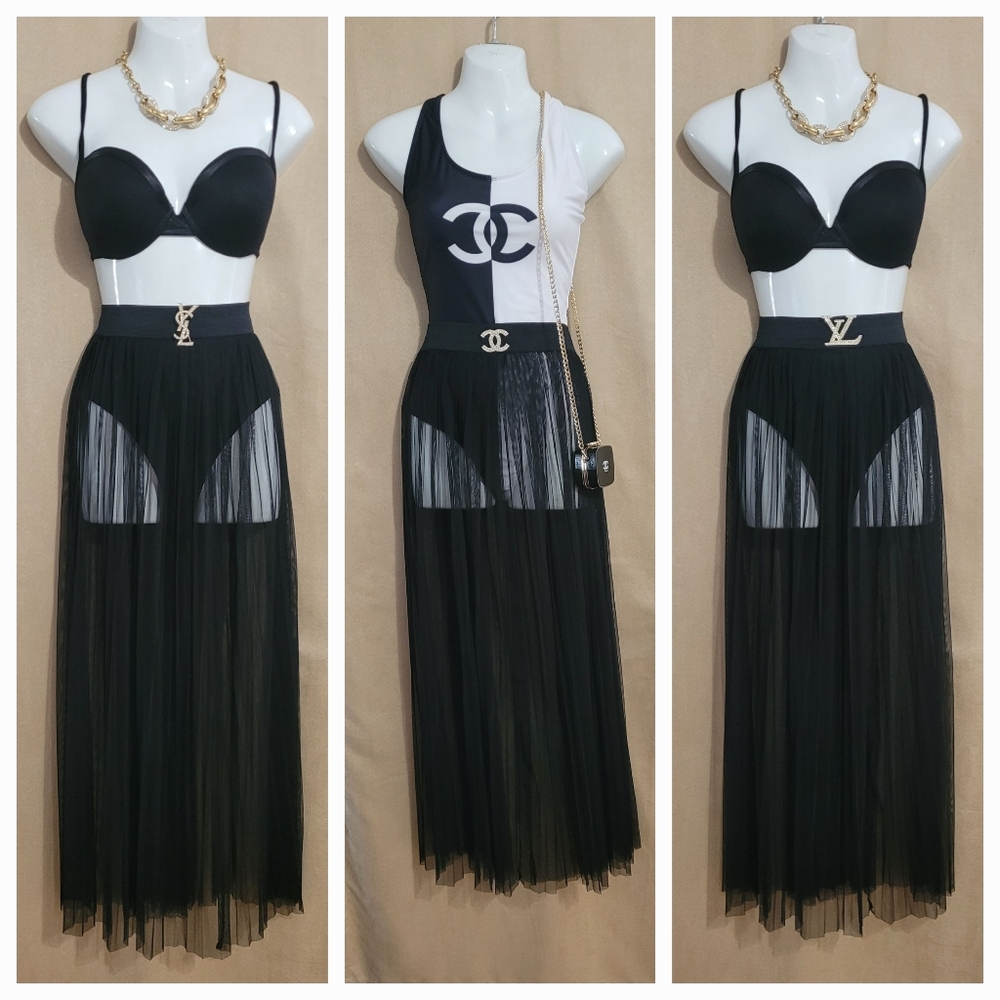 Sheer Maxi Skirt  / S